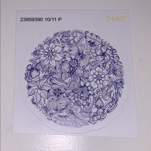 mandala sticker from red bubble.